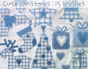 Cute Christmas Brushes Photoshop brush