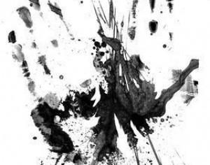 Hand Print Grunge Photoshop brush