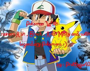 Pokemon Brushez With Trainers And Legendary Pokemons Photoshop brush
