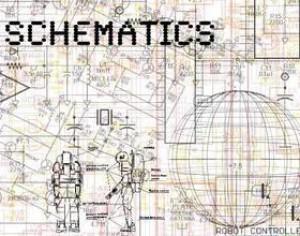 Schematics Photoshop brush