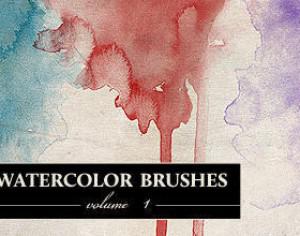 WG Watercolor Brushes Vol1 Photoshop brush