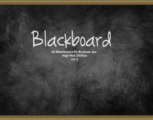 20 Blackboard Ps Brushes abr. vol.2 Photoshop brush