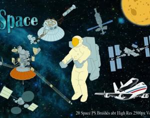 Space PS Brushes abr Vol.3 Photoshop brush