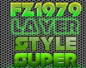 Super pack layer style 9 Photoshop brush