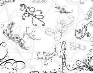 Swirls and Flourishes Photoshop brush