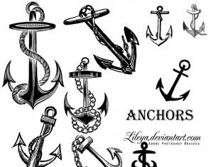 Anchors Photoshop brush