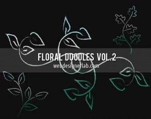 Floral Doodles Brushes (Vol. 2) Photoshop brush