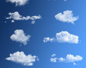 High Res Cloud Brushes Photoshop brush