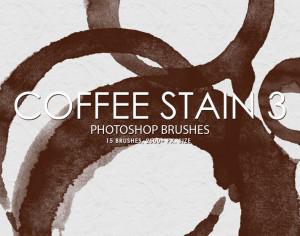 Free Coffee Stain Photoshop Brushes 3 Photoshop brush