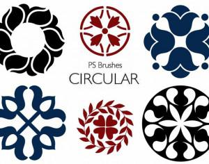 20 Circular PS Brushes abr. Vol.9 Photoshop brush