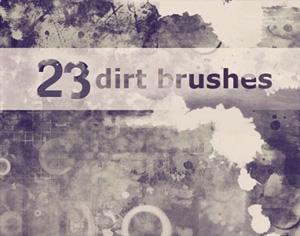 23 Dirt Brushes Photoshop brush