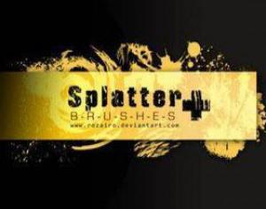 Splatter Plus Photoshop brush