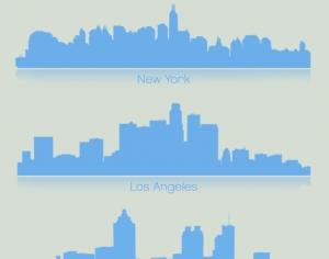 Famous City Skylines Photoshop brush