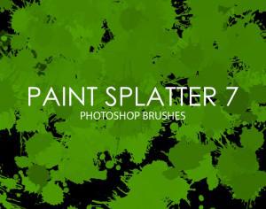 Free Paint Splatter Photoshop Brushes 7 Photoshop brush