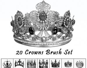 Crowns Brush Set Photoshop brush
