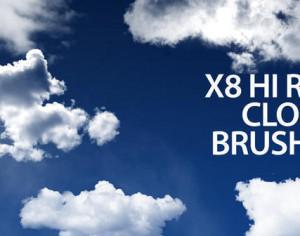Photoshop Cloud Brushes With Commercial License Volume 1 Photoshop brush