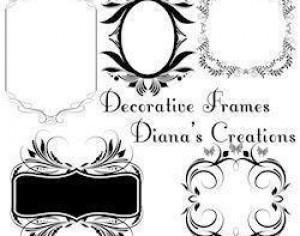 Decorative Frames Photoshop brush