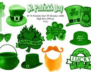 20 "St Patricks Day" PS Brushes abr.Vol.1 Photoshop brush