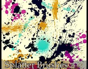 Splatter 6 Photoshop brush