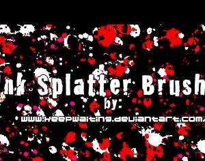 Ink Splatter Brushes Photoshop brush