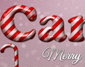 Candy Cane Style Photoshop brush