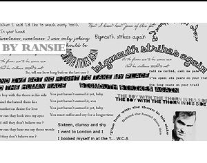 The Smiths Lyrics Photoshop brush