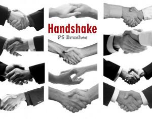 20 Handshake PS Brushes abr Vol.3 Photoshop brush