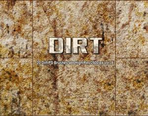 20 Dirt PS Brushes abr vol. 4 Photoshop brush