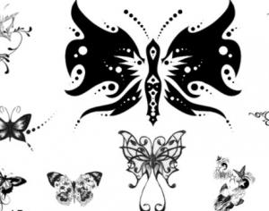 Butterfly Brushes Set 3 Photoshop brush