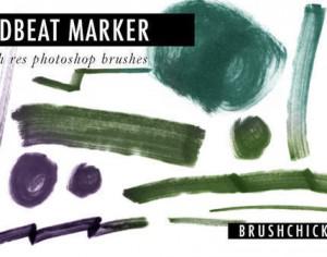 Free Photoshop Marker Brushes #24 – “Deadbeat Marker” Photoshop brush