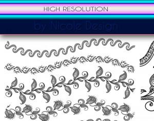 10 Lace Bruushes Photoshop brush