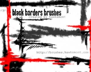 Black Borders Photoshop brush