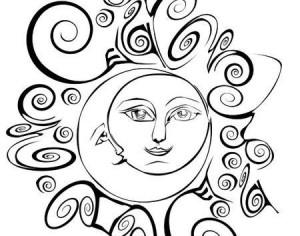 Sun and Moon Brush Photoshop brush