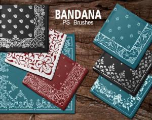 20 Bandana PS Brushes.abr vol.4 Photoshop brush