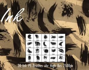 Ink PS Brushes Photoshop brush