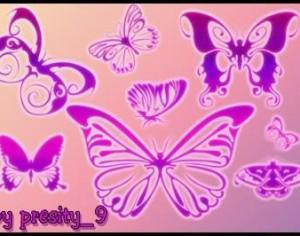 7 Fancy Butterfly Brushes  Photoshop brush