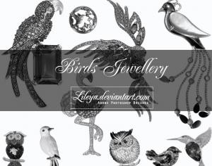Birds Jewelry Photoshop brush