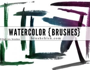 Watercolor Corner Photoshop brush