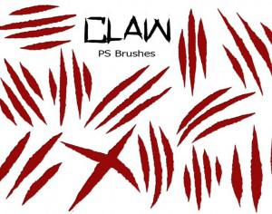 20 Claw Scratch PS Brushes ABR. vol.6 Photoshop brush