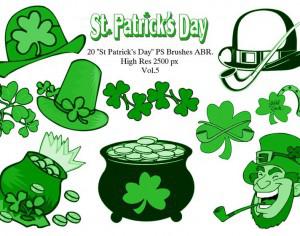 20 "St Patricks Day" PS Brushes abr. Vol.5 Photoshop brush