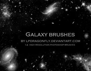 High Resolution Galaxy Brushes Photoshop brush
