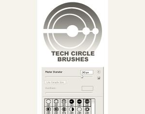 Tech Circle Brushes Photoshop brush