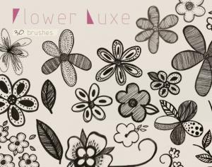 Flower Luxe Photoshop brush