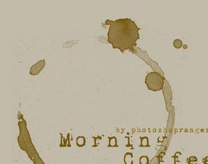 Coffee Stain Photoshop brush