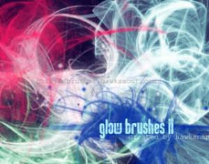 Glow Brushes II Photoshop brush