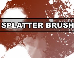 Splatter brush 2 Photoshop brush