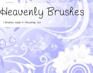 Heavenly Flowers Photoshop brush