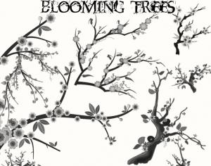 Blooming Trees Photoshop brush