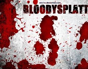 Bloody Splattz Photoshop brush