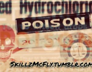 Poison Label Brushes Photoshop brush